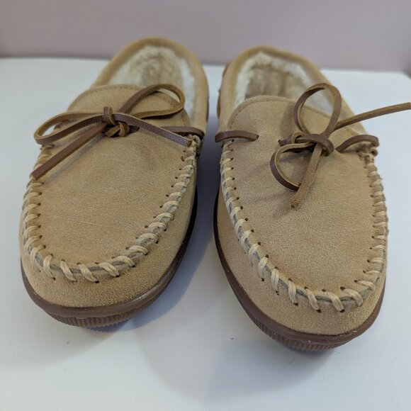 Minnetonka Indoor-Outdoor House Hardsole Moccasin NIB 10M - Picture 4 of 8